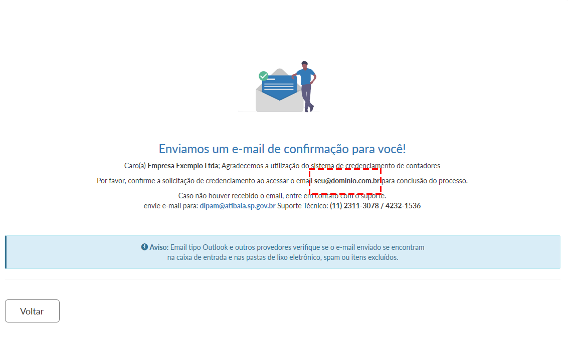 Confirmar e-mail